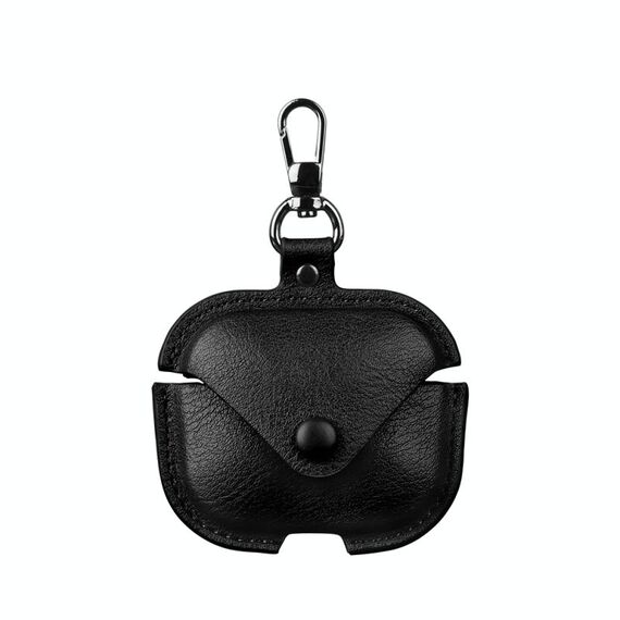 Custodia protettiva per auricolari in pelle Business Redmi Buds 5 con gancio (nero)