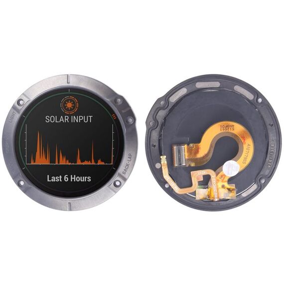 Per schermo LCD originale Garmin Fenix ​​6X Solar con digitalizzatore assemblaggio completo