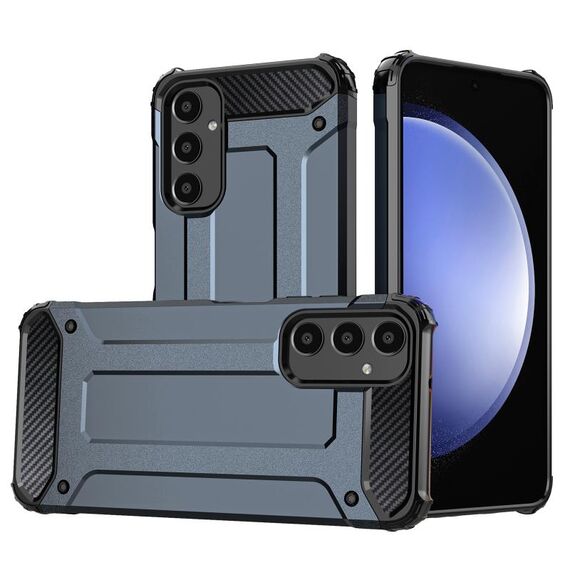 Per Samsung Galaxy S23 FE Magic Armor TPU + custodia per PC (blu navy)
