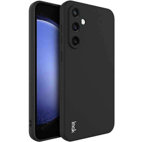 Custodia per telefono in TPU con bordo dritto serie imak UC-4 per Samsung Galaxy S24 FE 5G (nera)