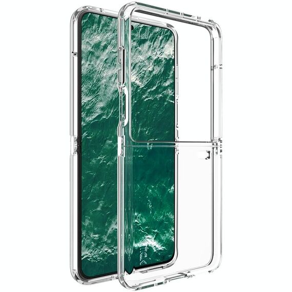 Per Honor Magic V Flip imak UX-6 serie Custodia per telefono invisibile in TPU con airbag antiurto all-inclusive (trasparente)