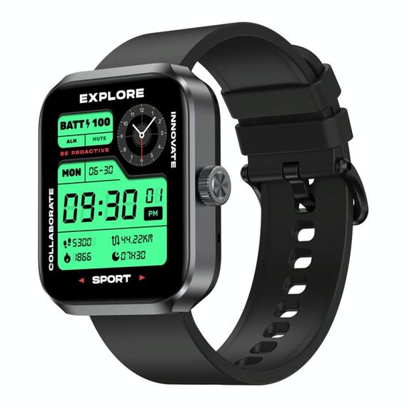 Zeblaze Beyond 3 Plus Schermo da 1,78 pollici Elegante orologio intelligente GPS, supporto chiamate Bluetooth / frequenza cardiaca / monitoraggio dell'ossigeno nel sangue (nero)