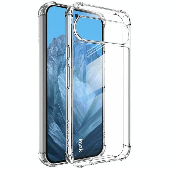 Per Google Pixel 9 / Pixel 9 Pro IMAK Space Shield PC + custodia per telefono antiurto Airbag in TPU (trasparente)