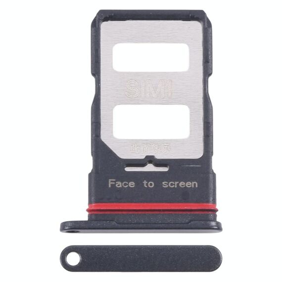 Per Xiaomi Poco X6 Pro 5G Vassoio scheda SIM originale + Vassoio scheda SIM (nero)
