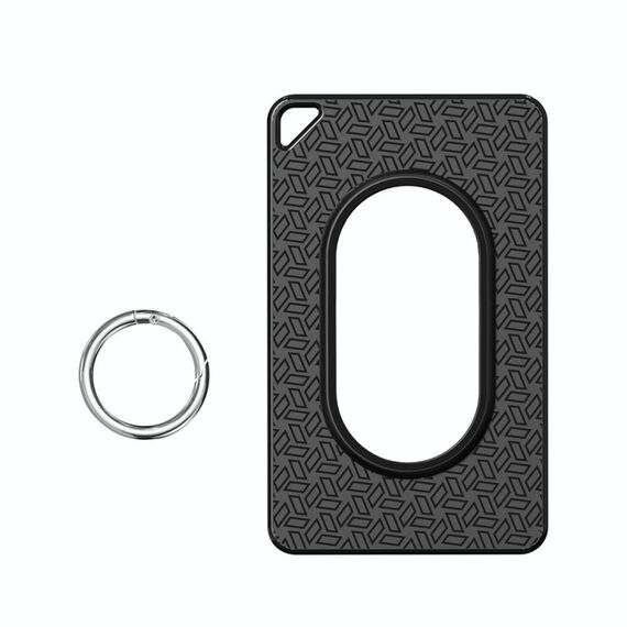 Per Samsung Galaxy SmartTag2 Custodia protettiva per scheda portatile in TPU anti-smarrimento (nero)