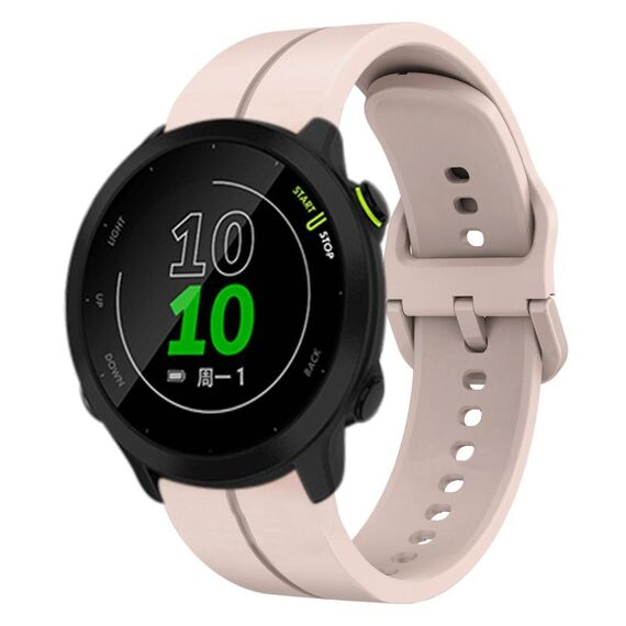 Per Garmin Forerunner 158 cinturino in silicone da 20 mm (rosa)