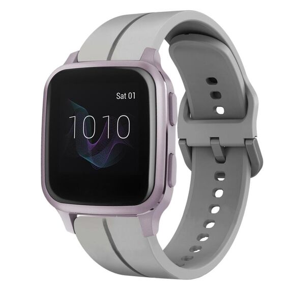 Per cinturino in silicone Garmin Venu SQ 20mm Loop (grigio)
