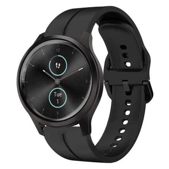 Per cinturino in silicone da 20 mm stile Garminmove (nero)