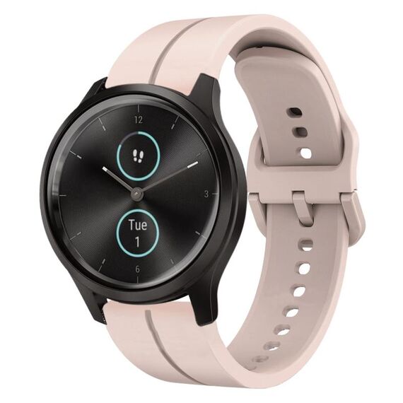 Per cinturino in silicone da 20 mm stile Garminmove (rosa)