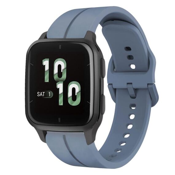 Per Garmin Forerunner Sq2 cinturino in silicone da 20 mm con cinturino (blu)