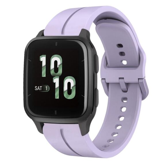 Per Garmin Forerunner Sq2 cinturino in silicone da 20 mm (viola)