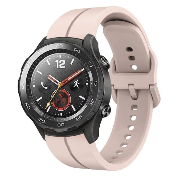 Per Huawei Watch 2 cinturino in silicone con cinturino da 20 mm (rosa)