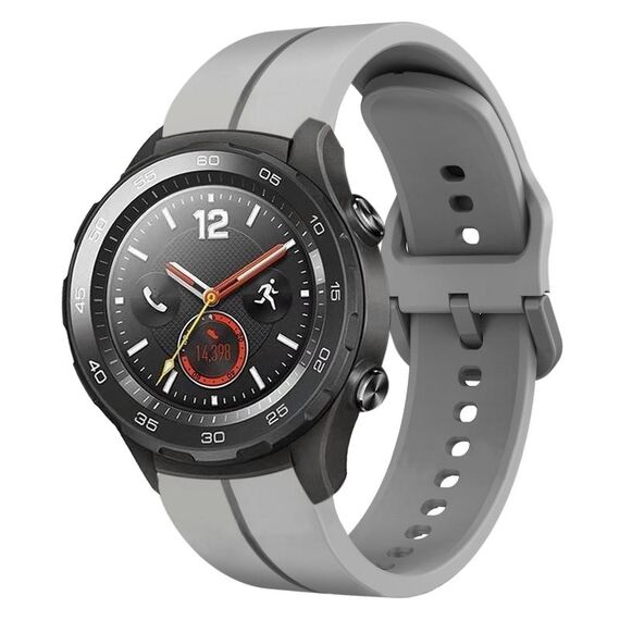 Per Huawei Watch 2 cinturino in silicone da 20 mm (grigio)