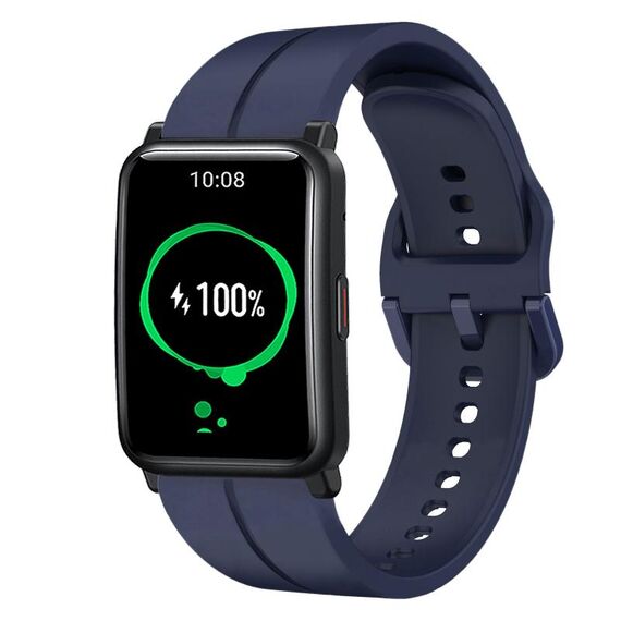 Cinturino per orologio in silicone For Honor Watch ES da 20 mm (blu navy)