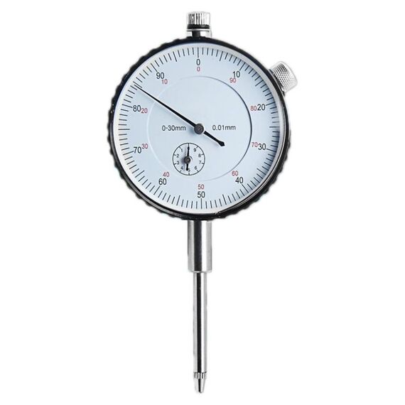 Indicatore del quadrante con puntatore a quadrante grande ad alta precisione da 0,01 mm, specifica: 0-30 mm