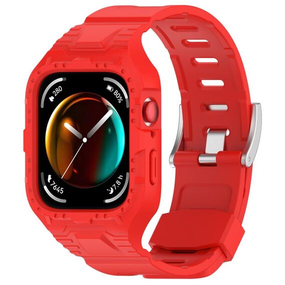 Per Huawei Watch Fit3 Armor cinturino in TPU integrato (rosso)