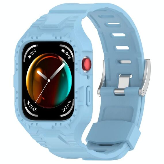 Per Huawei Watch Fit3 Armor cinturino in TPU integrato (blu cielo)