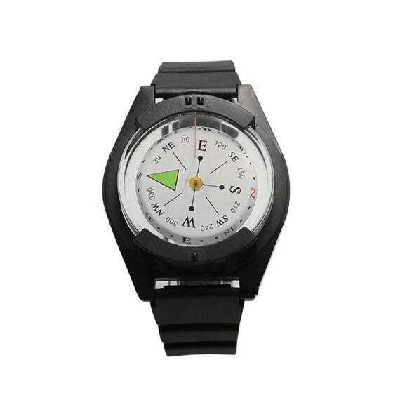 Cinturino in silicone impermeabile portatile orologio da polso stile bussola