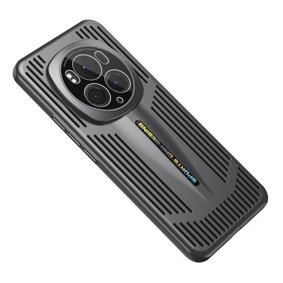 Custodia per telefono a copertura totale per Honor Magic6 Pro Blade Cooling PC (nero grafite)