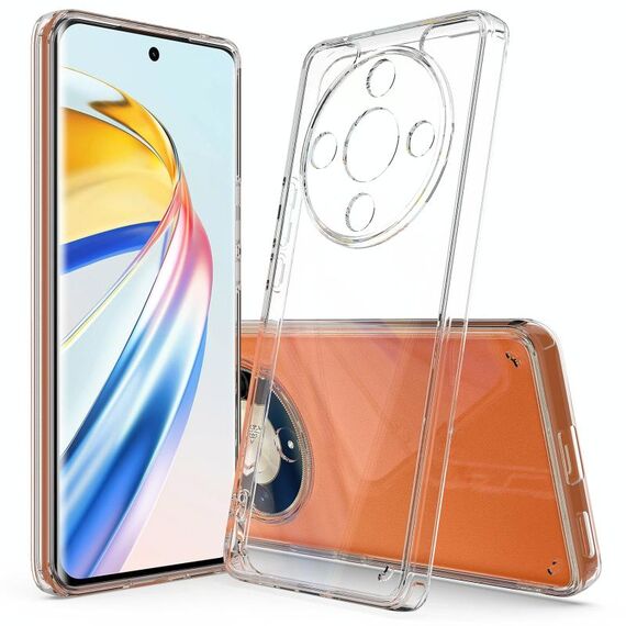 Per Honor X9b / Magic6 Lite Custodia per telefono in TPU acrilico antigraffio (trasparente)