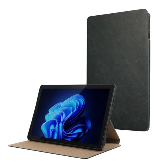 Per Itel Pad One 10.1 Custodia per tablet in pelle Crazy Horse semplice (verde)