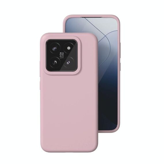 Per Xiaomi 14 Custodia per telefono in silicone liquido tutto compreso (sabbia rosa)