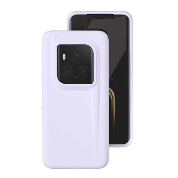 Custodia per telefono in silicone liquido all-inclusive For Honor Magic6 Ultimate (viola chiaro)