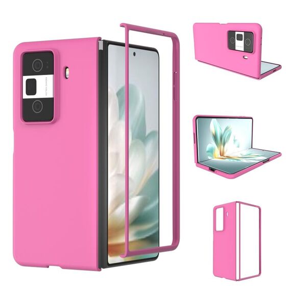 Custodia per telefono cellulare For Honor Magic Vs3 Skin Feel PC (rosso rosa)