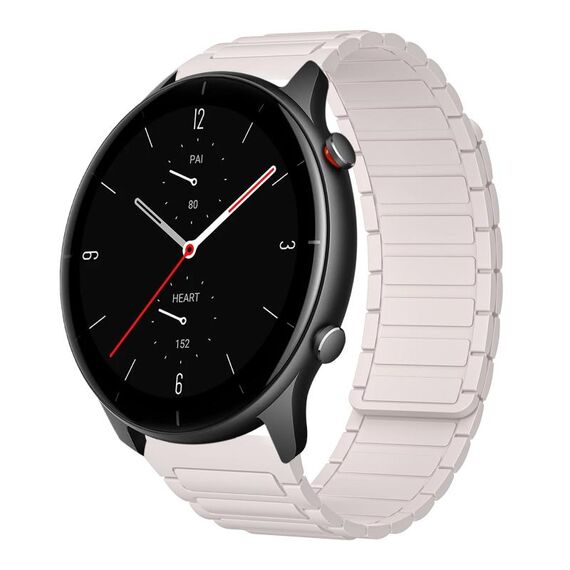 Per Amazfit Watch GTR 2e 22mm Cinturino per orologio magnetico in silicone a forma di I (Starlight)