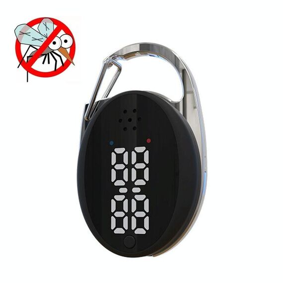 Repellente per zanzare ad ultrasuoni imitazione anti-zanzare repellente elettronico per zanzare all'aperto (nero)