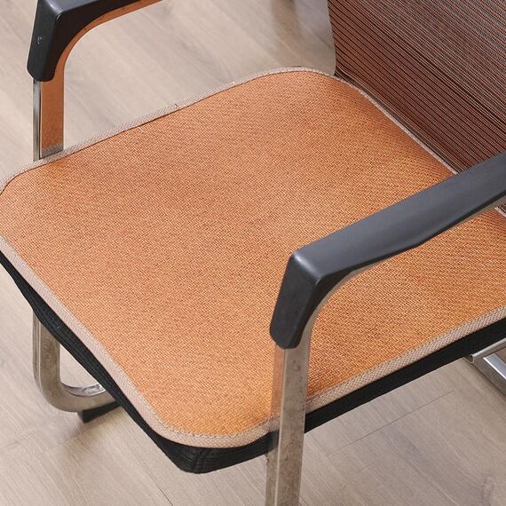 Cuscino per sedia da ufficio estivo, doppio strato di raffreddamento, cuscino per divano, dimensioni: 35x35 cm (rattan indonesiano)