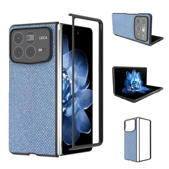 Per Xiaomi Mix Fold 4 Diamond Frame Edge Custodia per telefono a copertura totale (blu zaffiro)