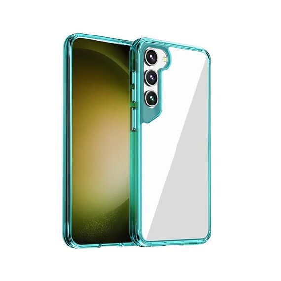 Per Samsung Galaxy S23+ 5G Ice Transparent Series TPU + PC + Custodia per telefono ibrida in acrilico (blu)