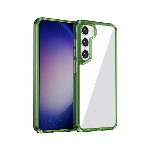Per Samsung Galaxy S23 5G Ice Transparent Series TPU + PC + Custodia per telefono ibrida in acrilico (verde)