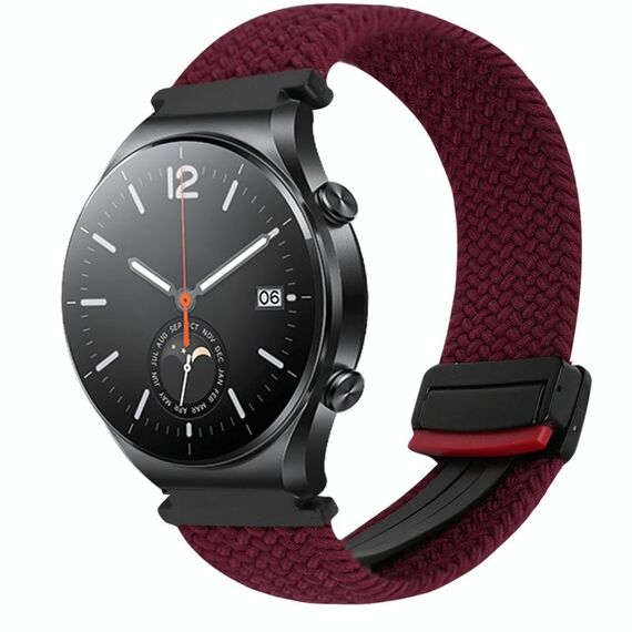 Per cinturino intrecciato con fibbia magnetica Xiaomi Watch S1 da 22 mm (verde oliva)