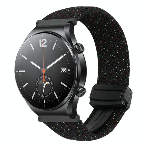 Per Xiaomi Watch S1 22mm Cinturino per orologio intrecciato con fibbia magnetica (Starlight Colorful)
