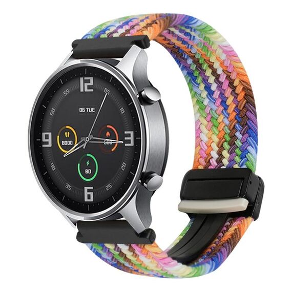 Per Xiaomi Watch Color 22mm Cinturino per orologio intrecciato con fibbia magnetica (colorato)