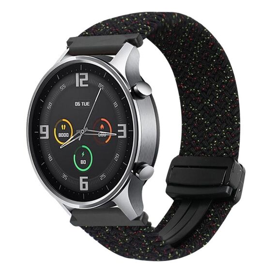 Per Xiaomi Watch Color 22mm Cinturino per orologio intrecciato con fibbia magnetica (Starlight Colorful)