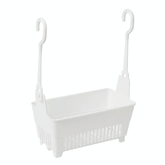 Cestino impilabile multifunzionale per cucina, bagno, casa (bianco)