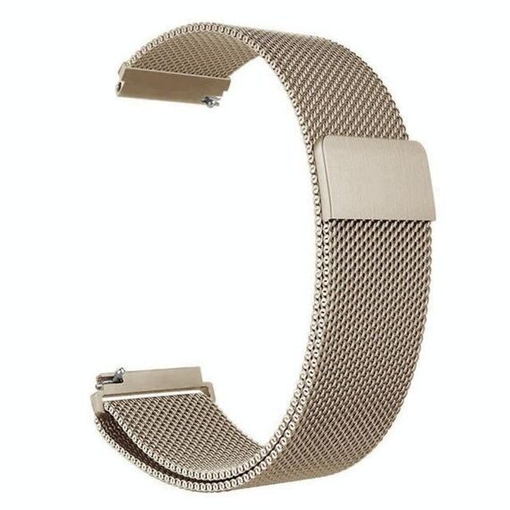 Per Garmin Lily 2 14mm Milan cinturino in acciaio inossidabile (oro vintage)