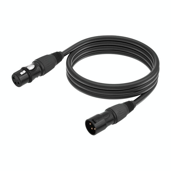 Cavo audio JC1015 XLR 3 pin maschio-femmina, lunghezza: 1,8 m (nero)