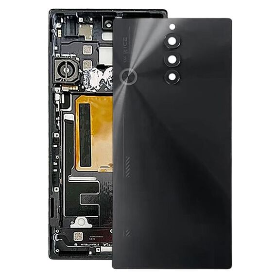 Per ZTE Nubia Red Magic 8S Pro / 8S Pro+ Cover posteriore in vetro originale con obiettivo della fotocamera
