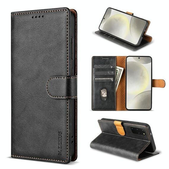 Per Xiaomi 14 Ultra N.BEKUS CSJ-P1 Custodia in pelle tinta unita (nero)