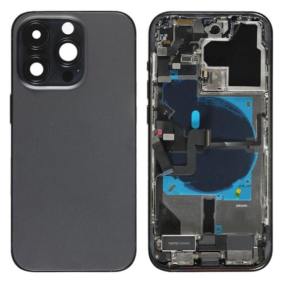For iPhone 14 Pro Battery Back Cover Assembly, Version:CE EU Version(Black)