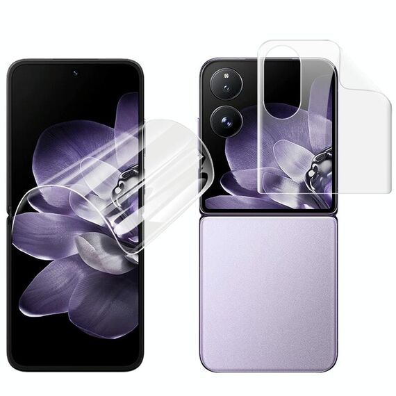 Per Xiaomi Mix Flip imak 4a generazione Pellicola protettiva idrogel per schermo, schermo principale + secondo schermo 1 set