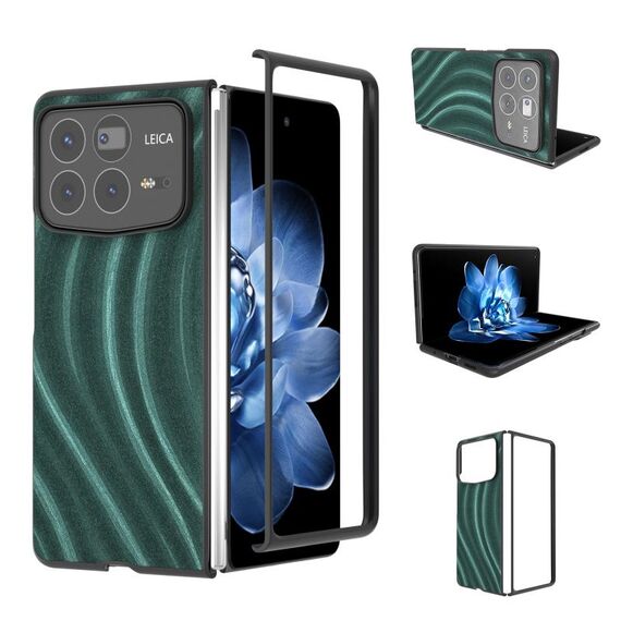 Per Xiaomi Mix Fold 4 Custodia protettiva per telefono con motivo galattico (verde)