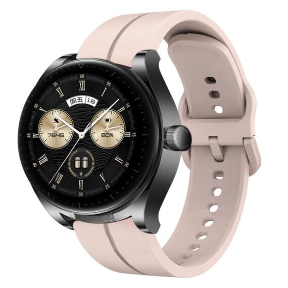 Per Huawei Watch Buds 22mm Loop cinturino in silicone (rosa)