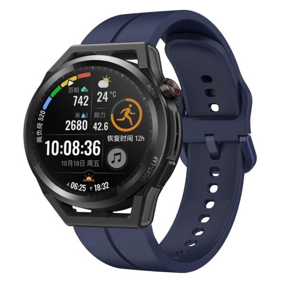 Per Huawei Watch GT Runner 22mm Loop cinturino in silicone (blu navy)