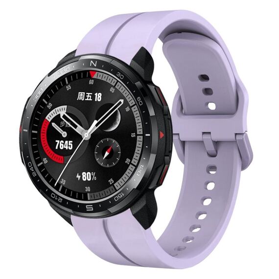 Cinturino in silicone per orologio Honor Watch GS Pro da 22 mm (viola)