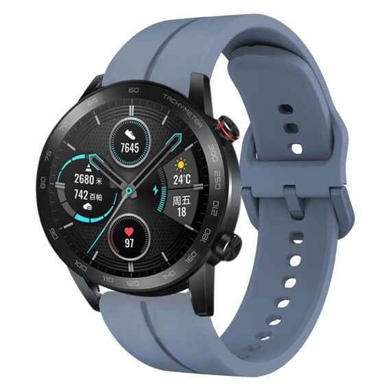 Per Honor Magic Watch 2 46mm 22mm Cinturino in silicone con cinturino (blu)